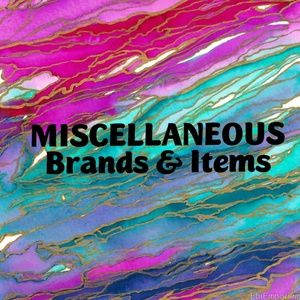 Various Brands & Items beyond this point